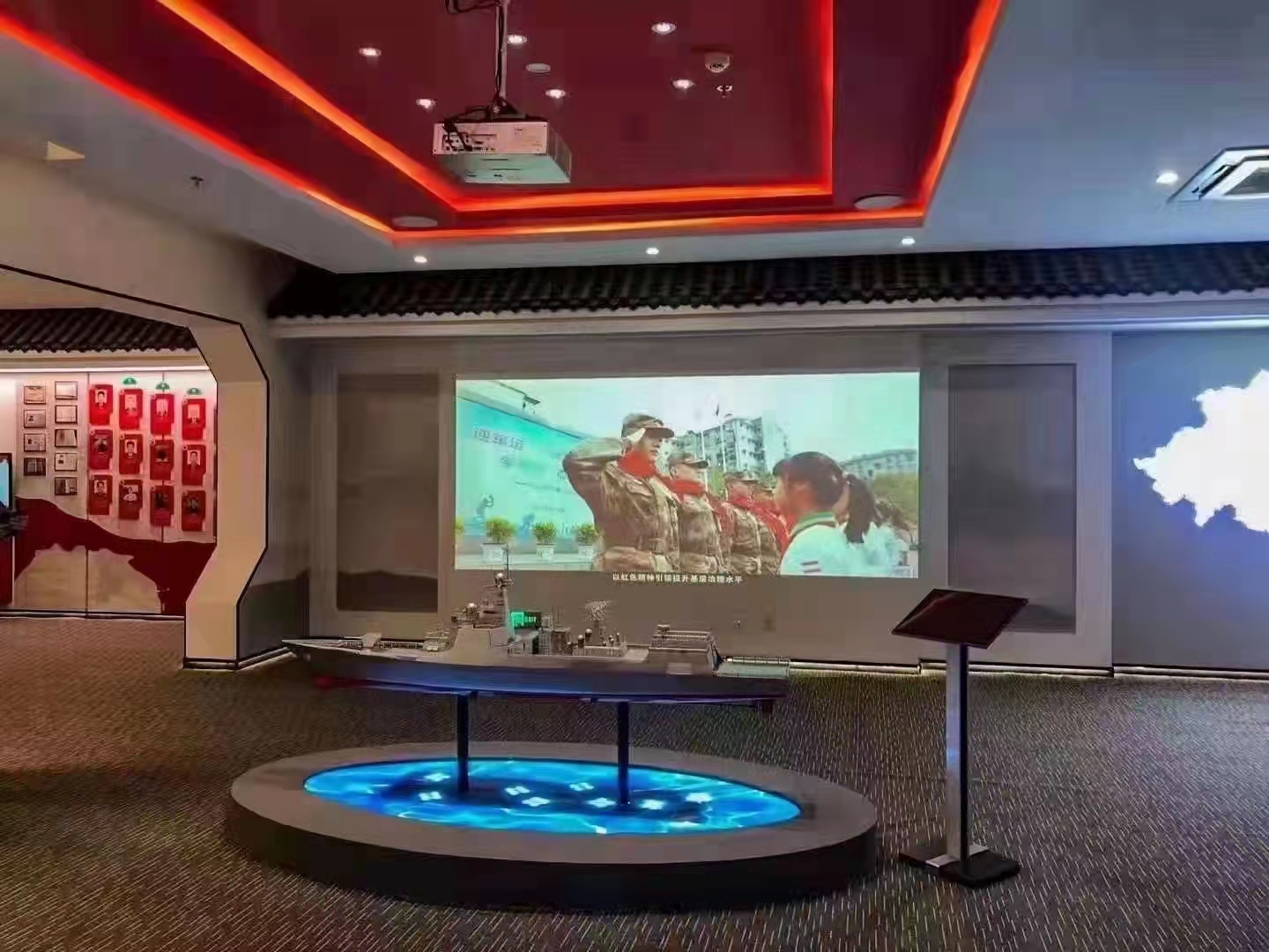 投影机拼接融合,地面互动投影